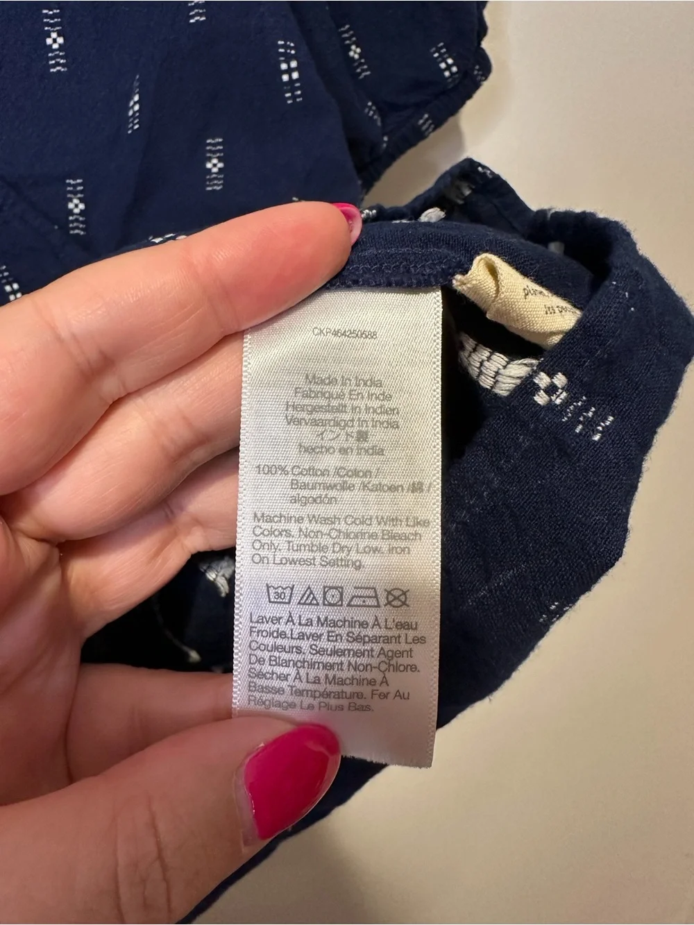 madewell jacquard puff sleeve empire top size small